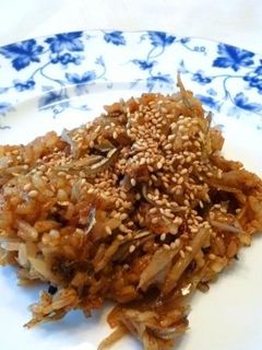 煮干しとごぼうの味噌炊き込みご飯-レシピのメイン写真