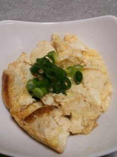 あと一品!豆腐のパチパチ卵とじ-レシピのメイン写真