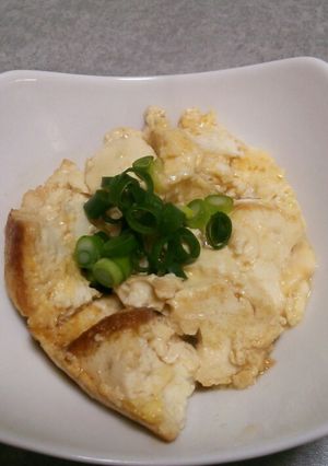 あと一品！豆腐のパチパチ卵とじ-レシピのメイン写真