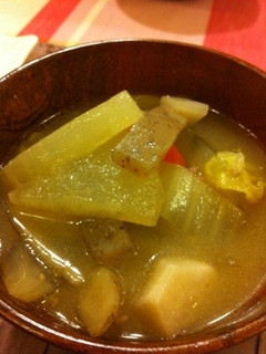 我が家の野菜たっぷり豚汁-レシピのメイン写真
