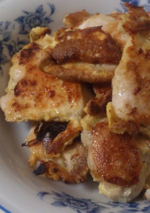 簡単！鳥むね肉の卵焼き-レシピのメイン写真