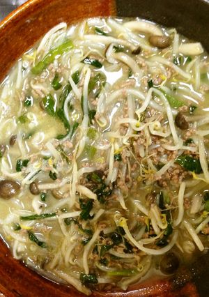 ニラもやしあんかけスープ-レシピのメイン写真