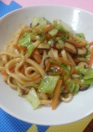 忙しいママの焼きうどん-レシピのメイン写真
