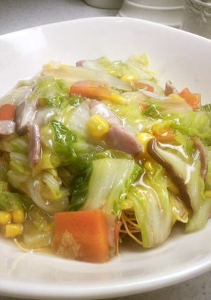 ☆皿うどん☆野菜あんたっぷり♪温まる～♡-レシピのメイン写真
