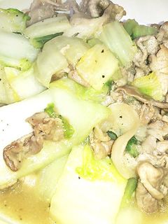 白菜と豚肉の昆布茶炒め-レシピのメイン写真