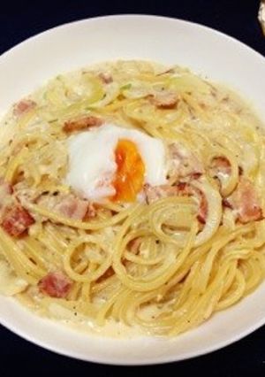 簡単お手軽♪ランチにカルボナーラ-レシピのメイン写真