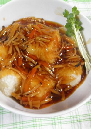 揚げ豆腐 生姜あんかけ-レシピのメイン写真