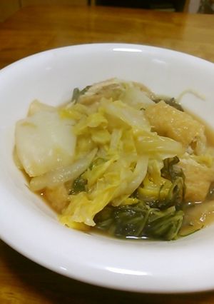 白菜と水菜の煮びたし-レシピのメイン写真