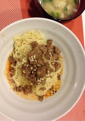 汁なし担々麺-レシピのメイン写真