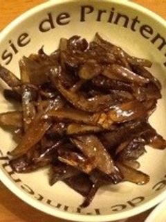 めんつゆできんぴらごぼう-レシピのメイン写真