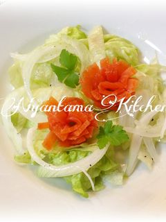新玉葱とスモークサーモンのサラダマリネ-レシピのメイン写真