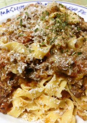 本格ミートソース(牛肉のラグーソース)-レシピのメイン写真
