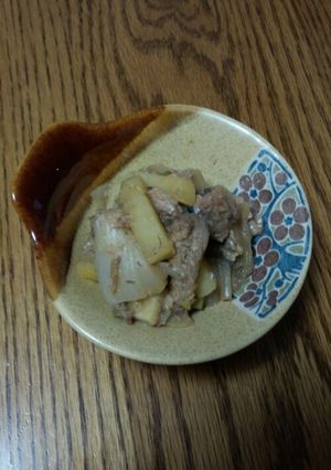 簡単!失敗無し!鯖缶とジャガイモの煮物-レシピのメイン写真