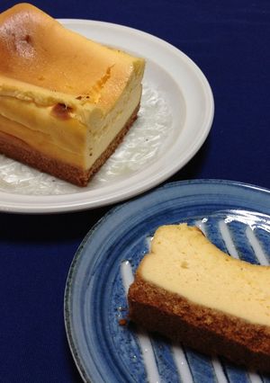 甘さ控えめ、シンプル チーズケーキ-レシピのメイン写真