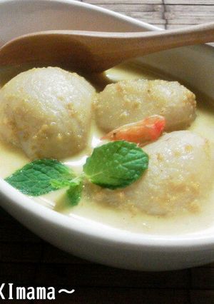 里芋のカレー胡麻ミルク煮★お弁当にも-レシピのメイン写真