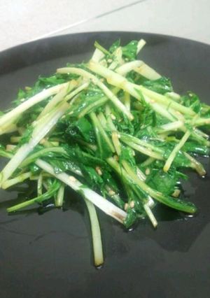 水菜のごま炒め-レシピのメイン写真
