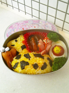 キャラ弁☆動物きりん弁当-レシピのメイン写真