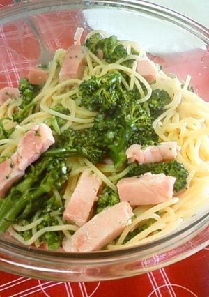 ブロッコリーとハムのパスタ-レシピのメイン写真