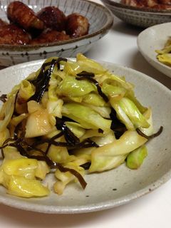 キャベツと塩昆布の炒め和え-レシピのメイン写真