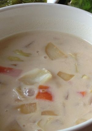 野菜豆乳スープ-レシピのメイン写真