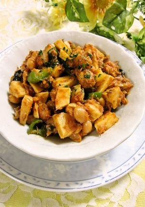 健脳食☆お手軽さば缶＆筍のチリコンカン風-レシピのメイン写真