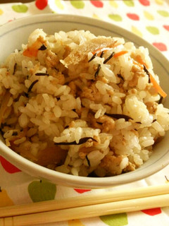 ♡鶏ごぼうとひじきのまぜごはん♡-レシピのメイン写真