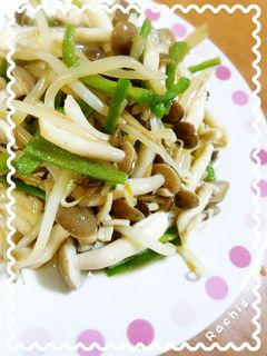 シンプル☆もやしとシメジの炒め物-レシピのメイン写真