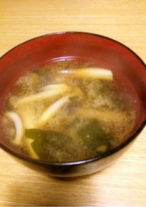 百合根のお味噌汁-レシピのメイン写真