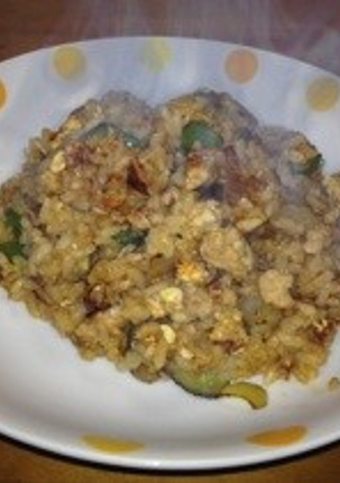 簡単！焼き肉のタレで茄子と挽肉の焼飯-レシピのメイン写真