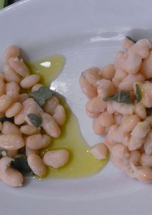 白いんげんの付け合わせ イタリア料理-レシピのメイン写真