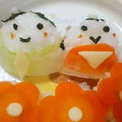 รูปของ 離乳食:後期　♪おひな祭り♬