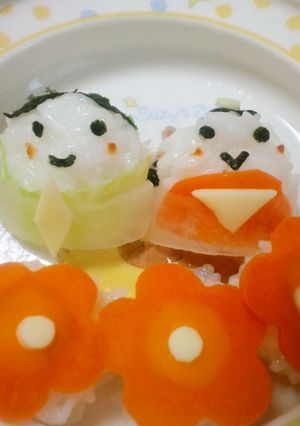 離乳食:後期　♪おひな祭り♬-レシピのメイン写真