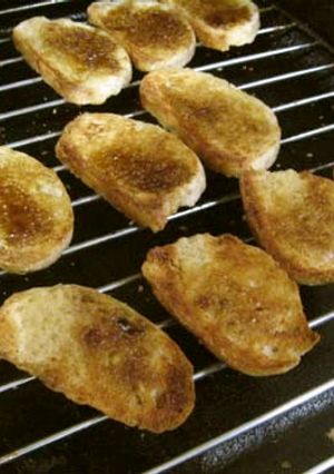 魚焼き器でサクサクラスク-レシピのメイン写真