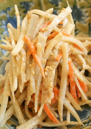 ごぼうのごま風味サラダ-レシピのメイン写真