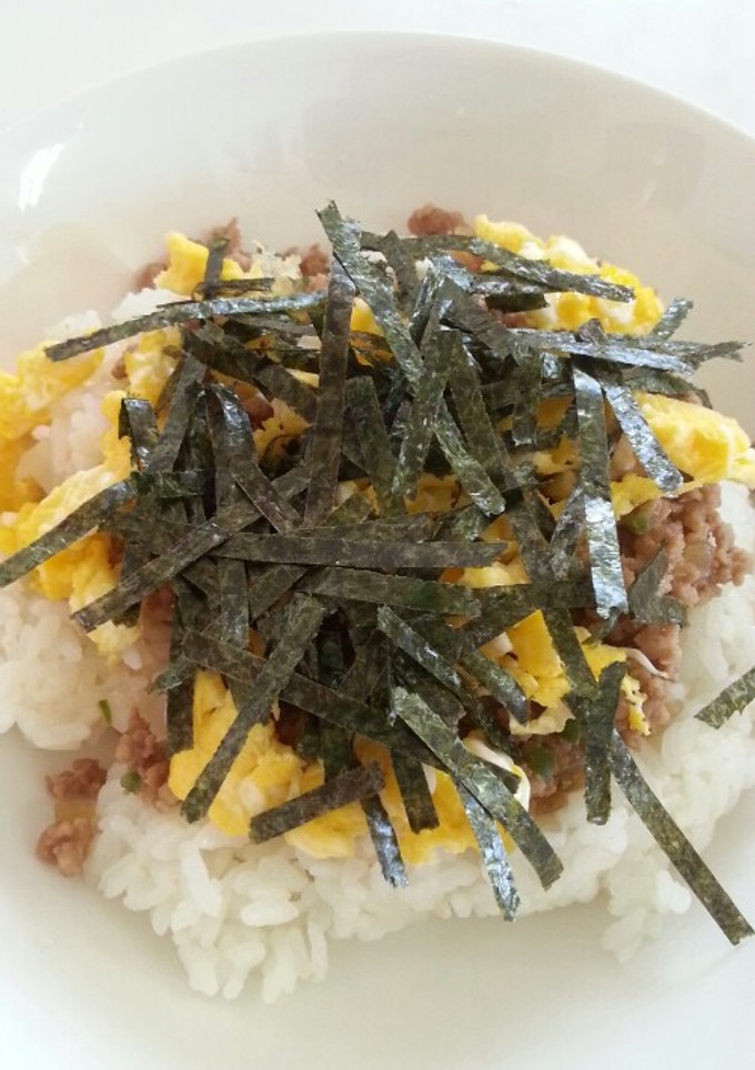 うちのそぼろ丼-レシピのメイン写真