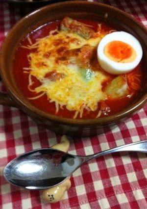 ネギとひき肉のトマトグラタン-レシピのメイン写真