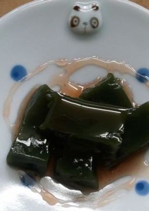 蓬葛の梅餡かけ-レシピのメイン写真