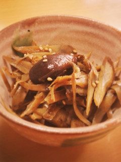 ごぼうと椎茸のきんぴら/上品に仕上げます-レシピのメイン写真