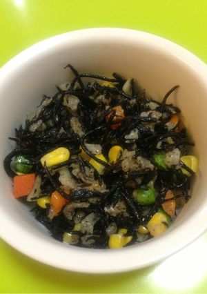 ひじき炒めハッシュポテト味-レシピのメイン写真