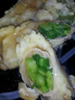 豚肉の菜花巻き和風あんかけ-レシピのメイン写真