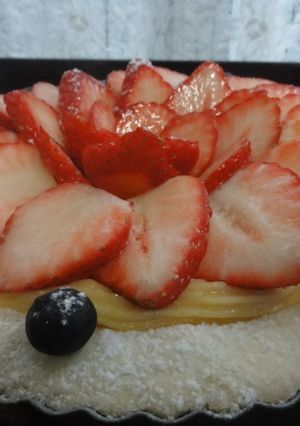 絶妙♪♡♥米粉でイチゴのタルト♥♡-レシピのメイン写真