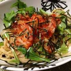 簡単絶品☆納豆たらこキムチパスタ-レシピのメイン写真