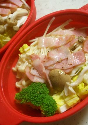 *シリコン鍋で野菜たっぷりとりたいね！-レシピのメイン写真