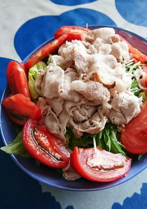 野菜たっぷり☆簡単☆豚しゃぶのサラダ-レシピのメイン写真
