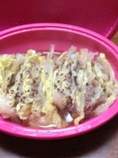 白菜と豚バラ肉の重ね蒸し-レシピのメイン写真