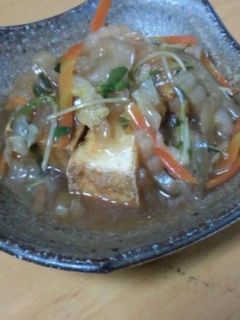 厚揚げの野菜和風あんかけ-レシピのメイン写真