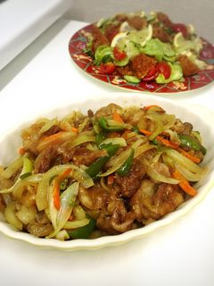 食餌療法の豚肉生姜焼き-レシピのメイン写真