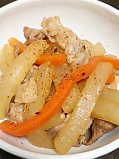 豚こまと大根のきんぴら-レシピのメイン写真