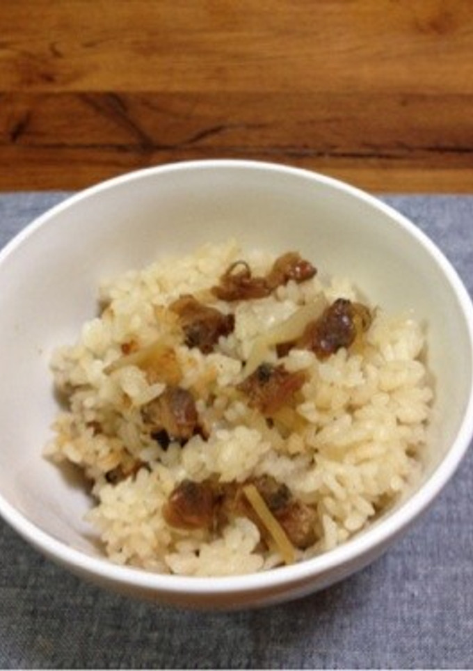 あさりの佃煮で簡単炊き込みごはん-レシピのメイン写真