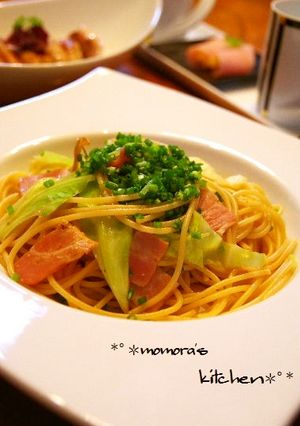 醤油麹で簡単ベーコン春キャベツ和風パスタ-レシピのメイン写真